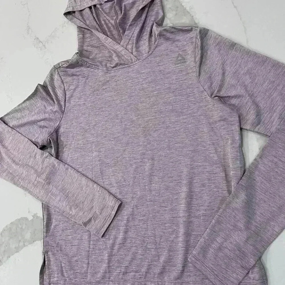 Reebok Activewear Pink Hoodie Performance Sweatshirt Women's Small Lightweight - Picture 2 of 6